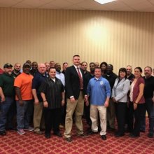 TWU Veterans Conference  Philadelphia - Group Photo with PA Rep. Nick Miccarelli. 
