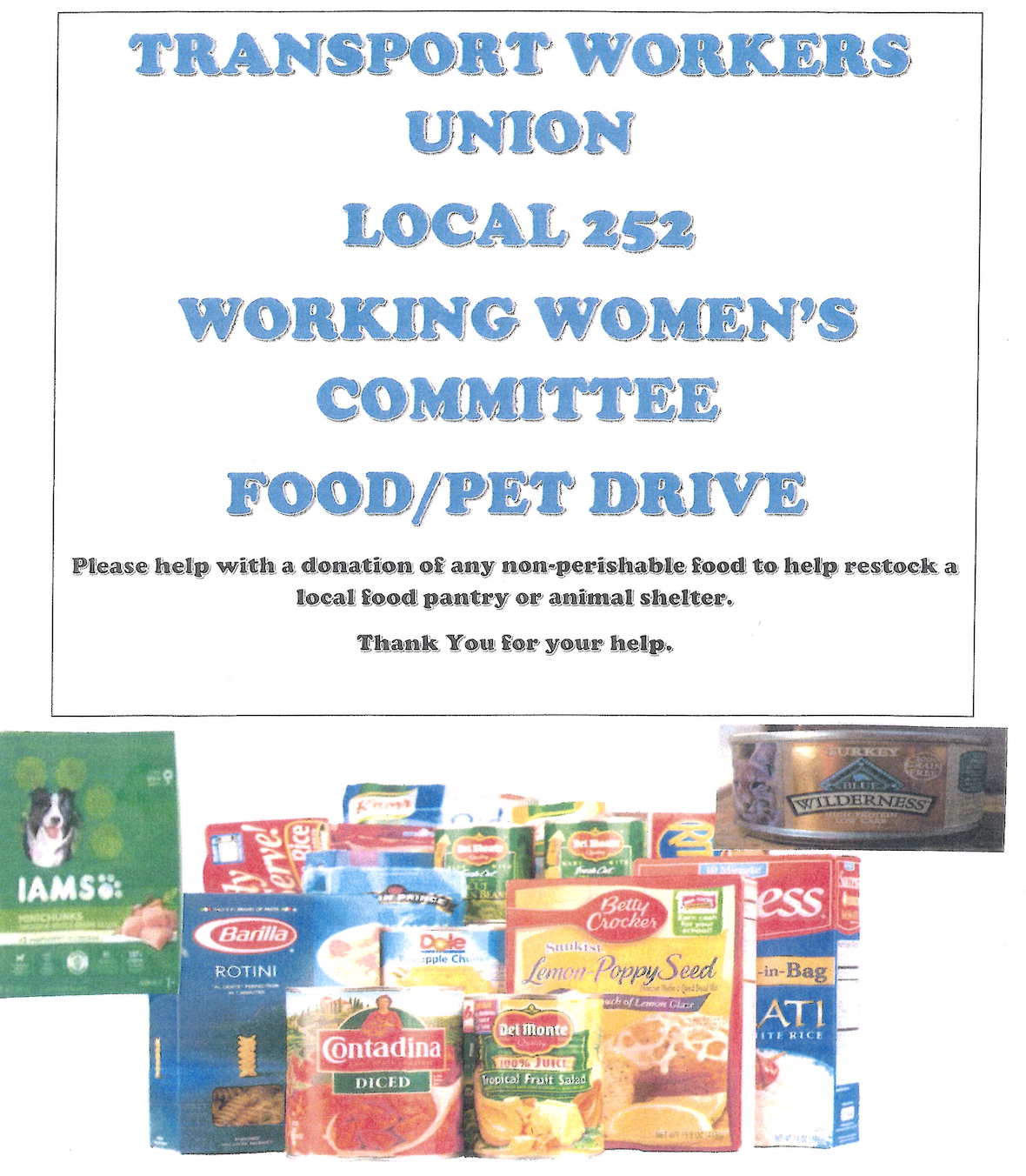 WWC Food Drive