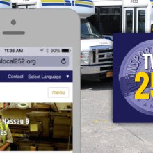 Local 252 app-like mobile shortcut instructions