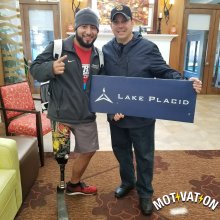 Luis Mercado with Marine corps brother Eric Morante from San Antonio, Texas. He was running a 5k with #Warriors4Hope at Stony Brook university on Sunday