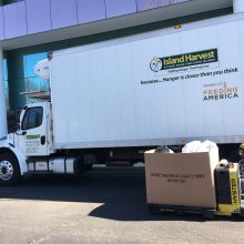 TWU Local 252&#039;s Working Women&#039;s Committee Food Drive Donations