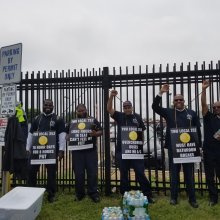 TWU Local 252 Picketing at Transdev