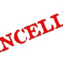 Meeting Cancelled