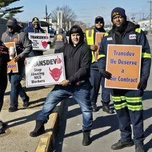 Photos of Rally Transdev (NICE) Picket for Fair Contract