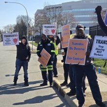 Photos of Rally Transdev (NICE) Picket for Fair Contract